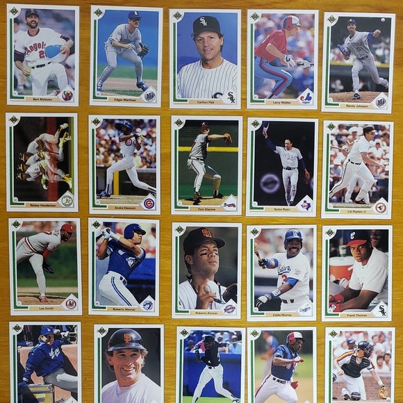 LOT OF 20 NEW/MINT UPPER DECK 1991 HALL OF FAMERS BASEBALL CARDS RYAN, JOHNSON